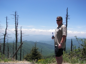 Tim at Clingman's Dome, Great Smoky Mtn National Park